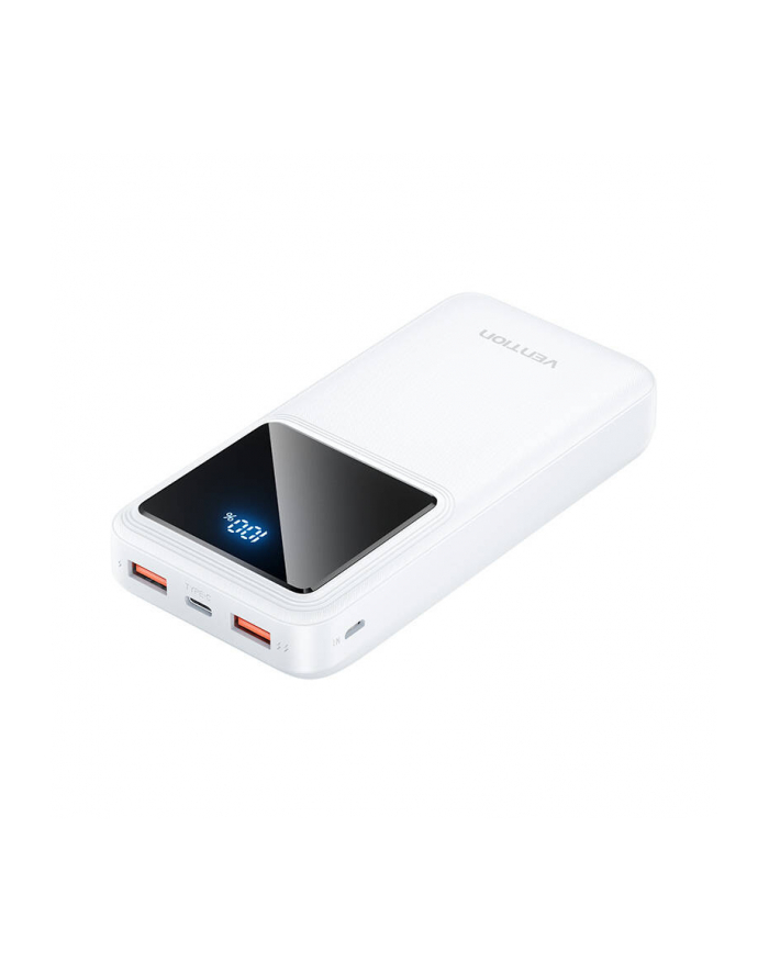 Vention Powerbank Fhlw0 20000Mah Micro Usb C 2Xusb A 22 5W Biały główny