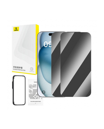Baseus Szkło Prywatyzujące Superior Dla Iphone 15 Plus