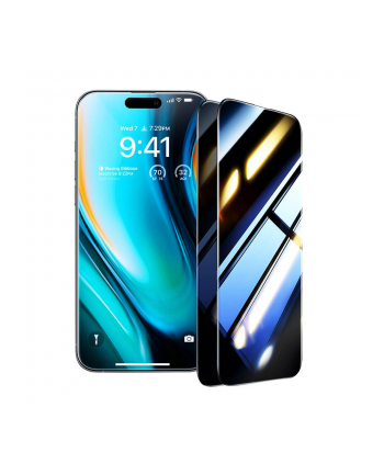 Torras Ochronne Wytrzymałe Szkło Hartowane Prywatyzujące Iphone 16 9h+