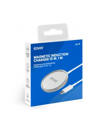 savio Magnetyczna ładowarka indukcyjna 15 W LA-11