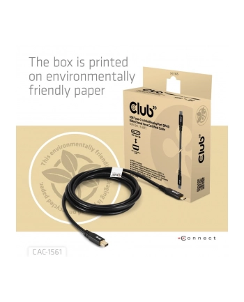 Club 3D Club3D Kabel USB-C do MiniDisplayPort 2.1, 8K30Hz, DSC1.2, UHBR10, 2m
