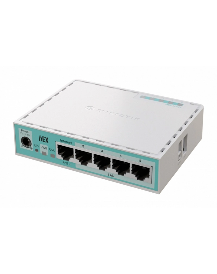 mikczerwonyik Router hEX 5xGE USB PoE IN E50UG główny