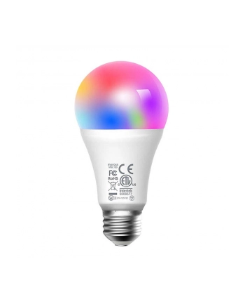 meross Żarówka WiFi, inteligentna żarówka LED kompatybilna z Alexa i Google Home, wielokolorowa ściemnialna żarówka E27 2700K-6500K (odpowiednik 60W)