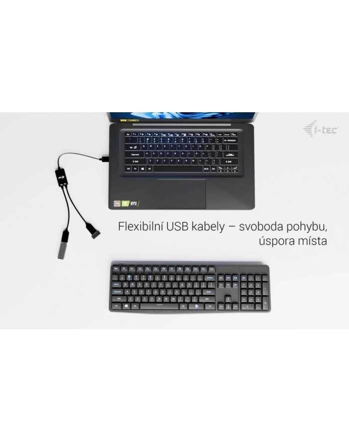 I-TEC USB-A Cable HUB 2 port 2x USB-A 3.2 Gen 1 główny