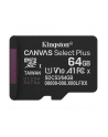 kingston Karta pamięci microSD  64GB Canvas Select+ G3 100MB/s Adapter - nr 43