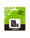 kingston Karta pamięci microSD  64GB Canvas Select+ G3 100MB/s Adapter - nr 45