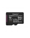 kingston Karta pamięci microSD  64GB Canvas Select+ G3 100MB/s Adapter - nr 48