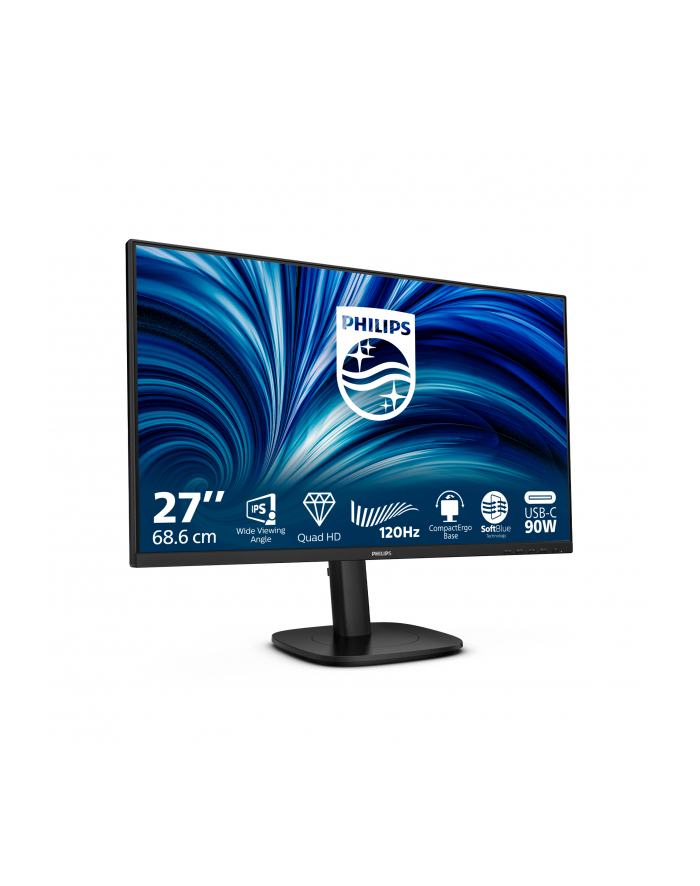 philips Monitor 27B2U3601 27 '' IPS 120Hz HDMI DP RJ45 USB-C Pivot główny