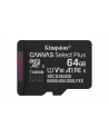 kingston Karta pamięci microSD  64GB Canvas Select+ G3 100MB/s Adapter - nr 16
