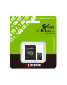 kingston Karta pamięci microSD  64GB Canvas Select+ G3 100MB/s Adapter - nr 24