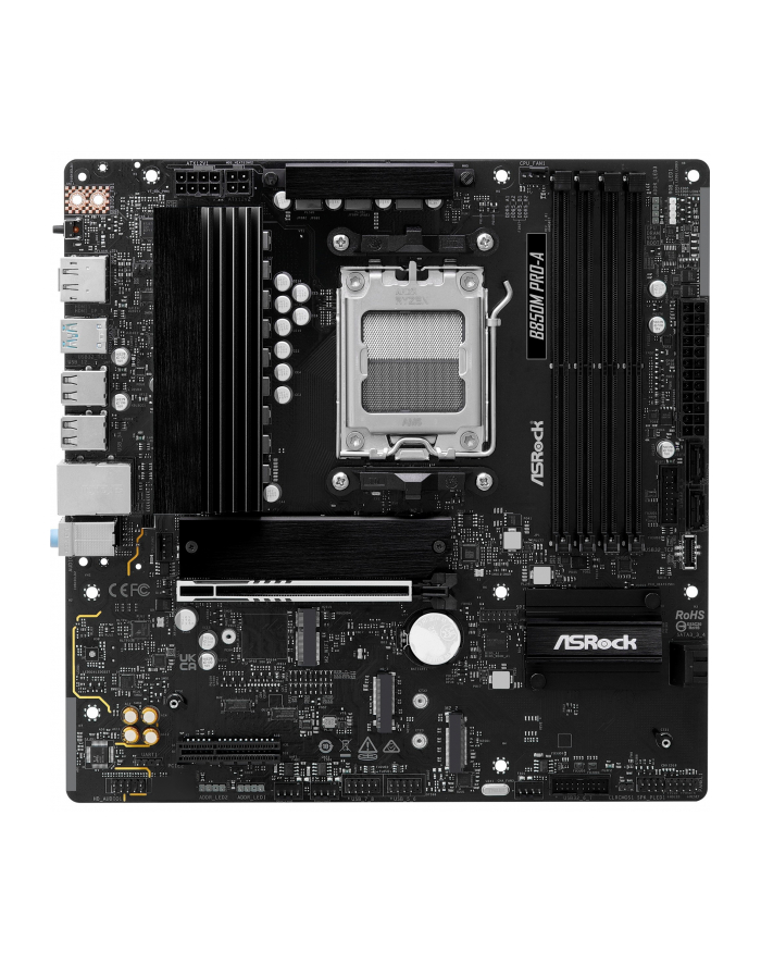 asrock Płyta główna B850M PRO-A AM5 4DDR5 M.2 HDMI/DP mATX główny