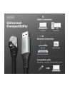 digitus Kabel adapter USB-A - RJ45 Kat. 6A S/FTP, 1 Gbit/s, USB 3.2 Gen1, LSZH, 10m - nr 12