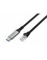 digitus Kabel adapter USB-A - RJ45 Kat. 6A S/FTP, 1 Gbit/s, USB 3.2 Gen1, LSZH, 10m - nr 1