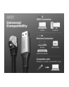 digitus Kabel adapter USB-A - RJ45 Kat. 6A S/FTP, 1 Gbit/s, USB 3.2 Gen1, LSZH, 10m - nr 5
