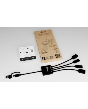 i-tec HUB USB-C/USB-A Cable 4 port (2x USB-C 2x USB-A) nr 2