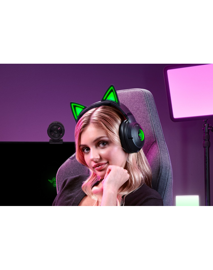 Razer Kraken Kitty V2 BT Czarny (RZ0404860500R3M1) główny