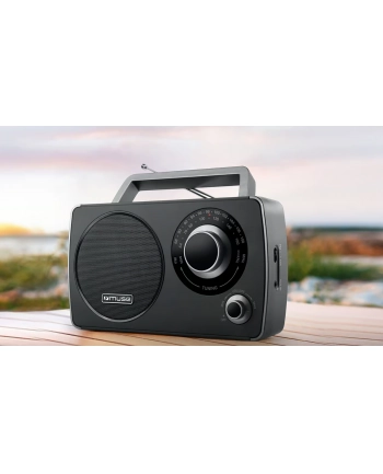 Muse Radio analogowe M-075 R z tunerem Fm/mw i głośnikiem 3'' nr 1