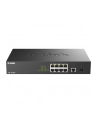 D-LINK 8 Gigabit PoE/PoE+ ports And 1 Gigabit port And 1 SFP port Metallic 125W PoE budget - nr 12