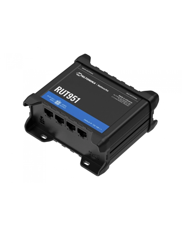 TELTONIKA NETWORKS RUT951 POE+ DUAL SIM eSIM 4G/LTE/3G/2G WiFi Router with PSU EU główny