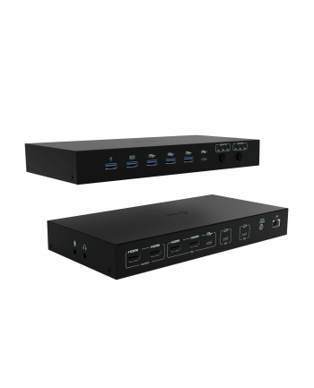 i-tec Stacja dokująca USB-C KVM Dock PRO Three Hosts Dual Video 2x Power Delivery max 92W
