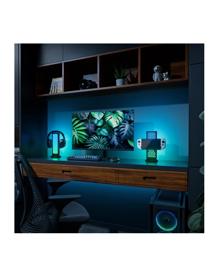 Nanoleaf Desk Dock podświetlana stacja dokująca do urządzeń peryferyjnych główny