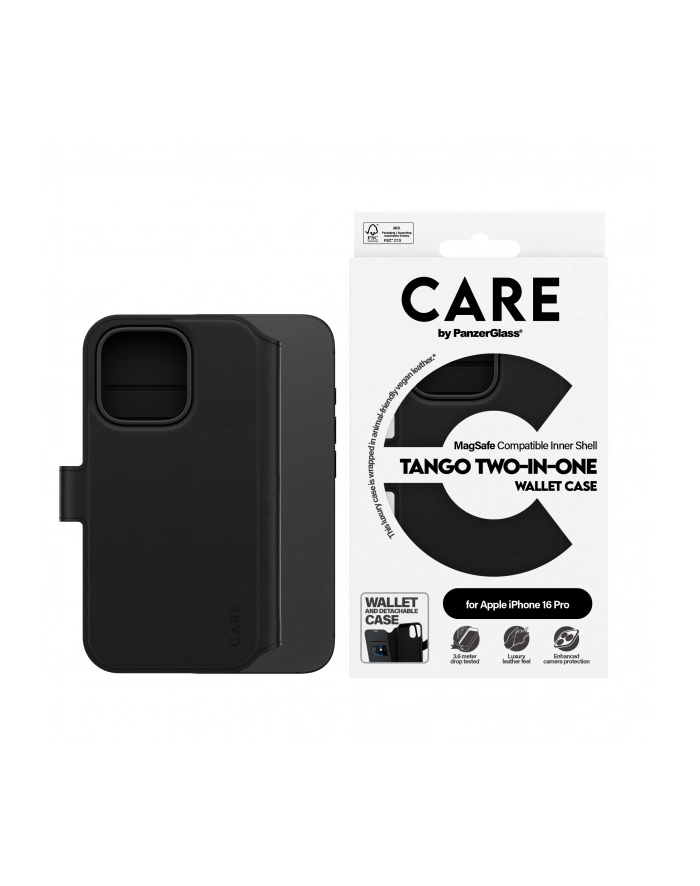 CARE by PanzerGlass Feature Case Wallet MagSafe iP 16 Pro główny