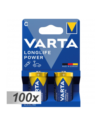100x2 Varta Longlife Power Baby C LR 14  PU karton zbiorczy nr 1