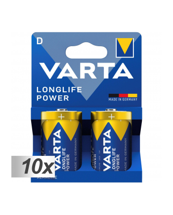 10x2 Varta Longlife Power Mono D LR 20 PU karton wewn. nr 2