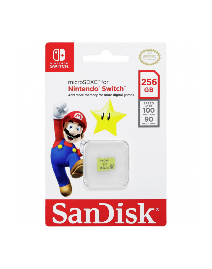 SanDisk MicroSDXC 100MB    256GB Nintendo      SDSQXAO-256G-GNCZN główny