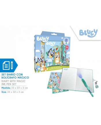 kids euroswan Pamiętnik z magicznym długopisem Bluey