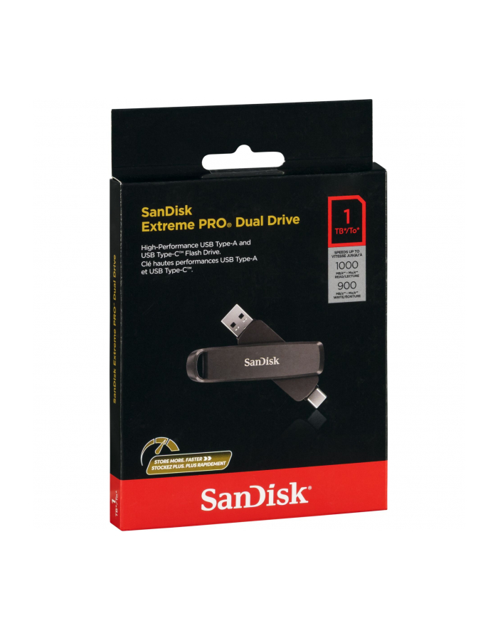 SanDisk Extreme Pro Dual Dri 1TB USB A+C  Flash   SDDDE1-1T00-G46 główny
