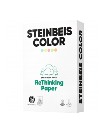 5x 500 Bl Steinbeis Magic Colour rozowy A 4 80 g Recyclingpapier