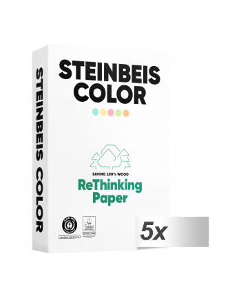 5x 500 Bl Steinbeis Magic Colour nieb A 4 80 g Recyclingpapier