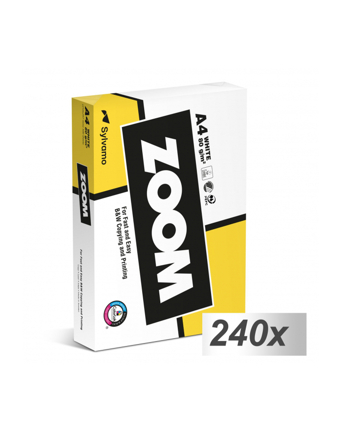 zoom image 120.000 arkusz ZOOM Kopierpapier A 4, 80 g, bialy (Palette) główny