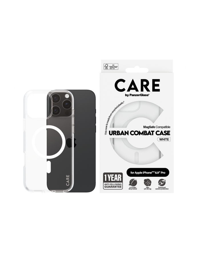 CARE by PanzerGlass Flagship Case Transp WH MagSafe iP 16 P M główny