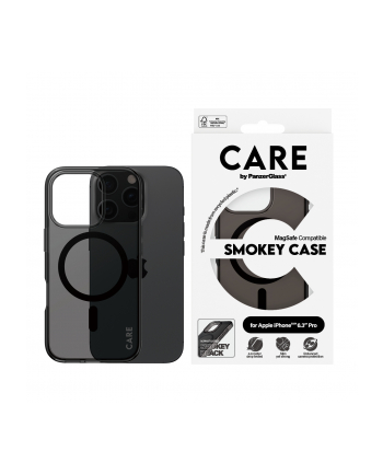CARE by PanzerGlass Flagship Case Smokey BK MagSafe iP 16 Pro