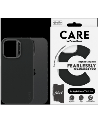 CARE by PanzerGlass Fashionable Case BK MagSafe iP 16 Pro