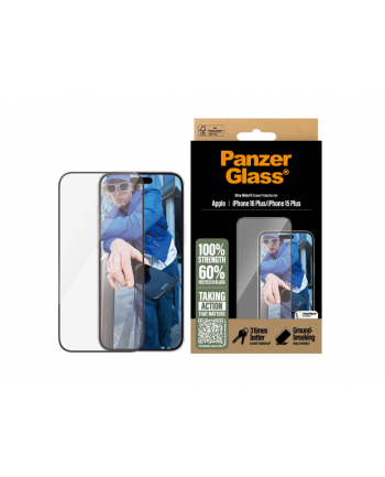 PanzerGlass Screen Pczerwonyector iPhone 16 Plus 15 Plus UWF nr 2