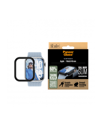 PanzerGlass Screen Pczerwonyector Black Apple Watch 10 46mm