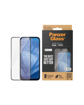 PanzerGlass Screen Pczerwonyector w Black Fr Google Pixel 8a UWF