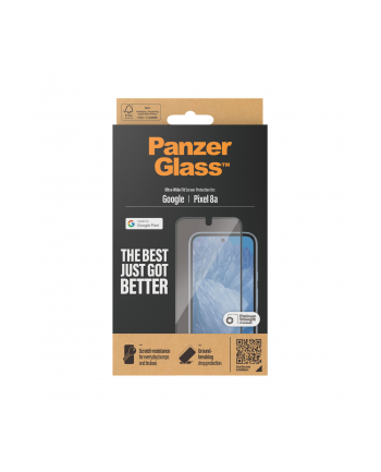 PanzerGlass Screen Pczerwonyector w Black Fr Google Pixel 8a UWF
