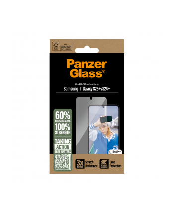 PanzerGlass Screen Pczerwonyector Samsung Galaxy S25+ S24+ UWF