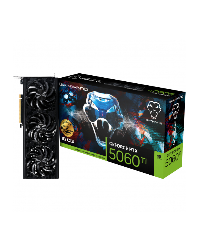 Gainward GeForce RTX 5060 Ti Python III OC 16GB GDDR7 DLSS4   (NE7506TS19T1GB2061T) główny