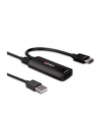 Lindy 38329 adapter kablowy 0,157 m HDMI Typu A (Standard) DisplayPort Czarny nr 2