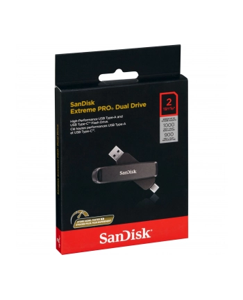 SanDisk Extreme Pro Dual Dri 2TB USB A+C  Flash   SDDDE1-2T00-G46 nr 1