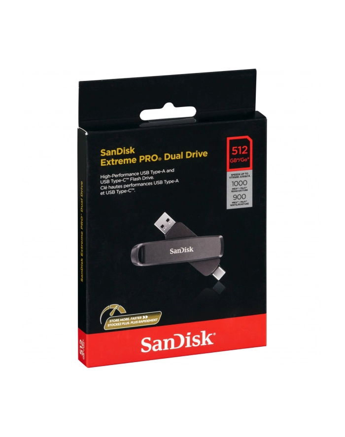 SanDisk Extreme Pro  Dual  512GB USB A+C  Flash   SDDDE1-512G-G46 główny