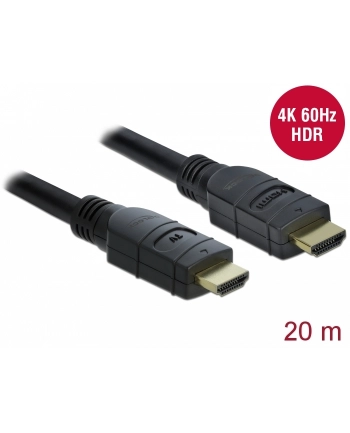 Delock Aktywny Kabel Hdmi 4K 60 Hz 20 M