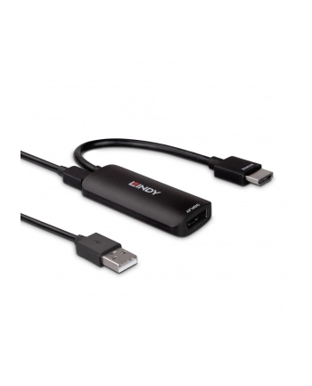 Lindy 38329 adapter kablowy 0,157 m HDMI Typu A (Standard) DisplayPort Czarny
