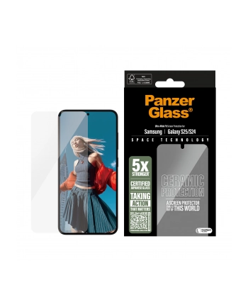 PanzerGlass Ceramic Screen Pczerwonyector Samsung Galaxy S25 S24 nr 1