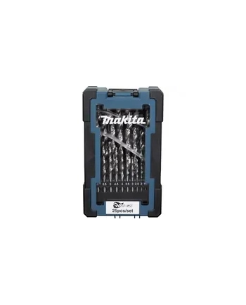 Makita D-78368 Zestaw wiertel do metalu HSS-GS 25-tlg. nr 1
